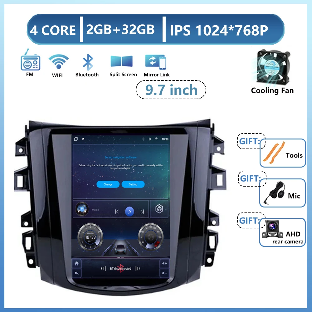 أندرويد 16 السيارات لنيسان نافارا تيرا NP300 2018...