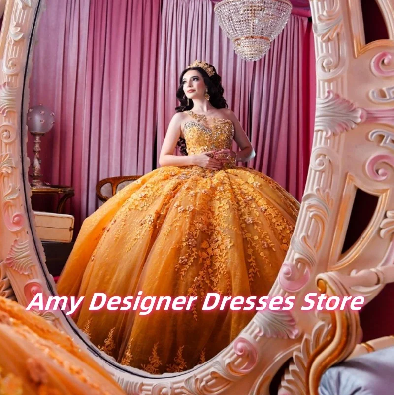 slim fit dress slacks Lace Strapless Sheer Bodice Quinceanera Dress main image 0