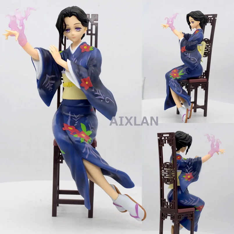 

23cm Demon Slayer Anime Figure Tamayo PVC Action Figure Kimetsu No Yaiba Mitsuri Shinobu Figurine Model Doll Toys