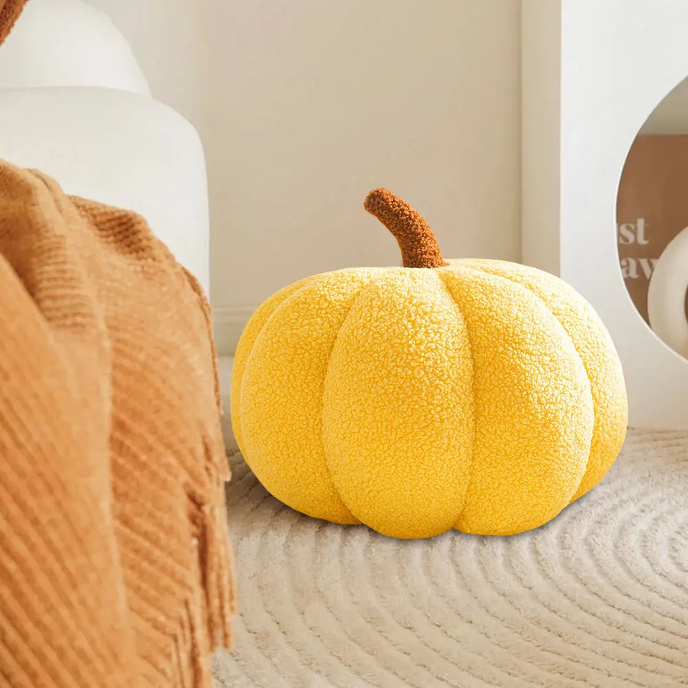 20/28CM Nordic Halloween Pumpkin Toys 3D Lovely Soft Plant Stuffed Doll Holidays Props Decor Throw Pillow Party Decor Birthday G