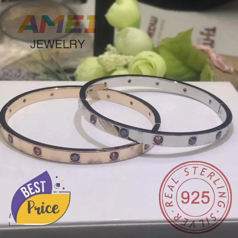 

2024 New 1:1 Custom Popular Brand BV S925 Silver Round Jewelry Bracelet Ladies Fashion Trend Birthday Party Gift