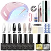 Nail Gel Kit With LED Nail Light Dryer Nail Drill Machine Nail Extension Gel Kit Quick Drying Hands Feet Nail Art Tool Wholesale 5