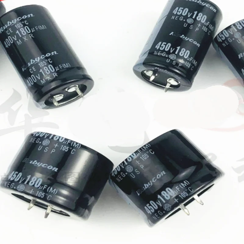 1pcs 450V180UF 22x30/35/40/45 25x25/30/35/40 30x25/30 180UF450V High voltage audio electrolytic capacitors