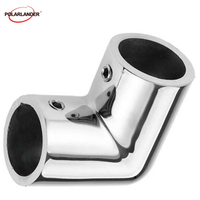 

32mm 316 Stainless Steel Surface mirror polish Marine Boat Hand Rail Fitting 1.25 Inch 90 Degree