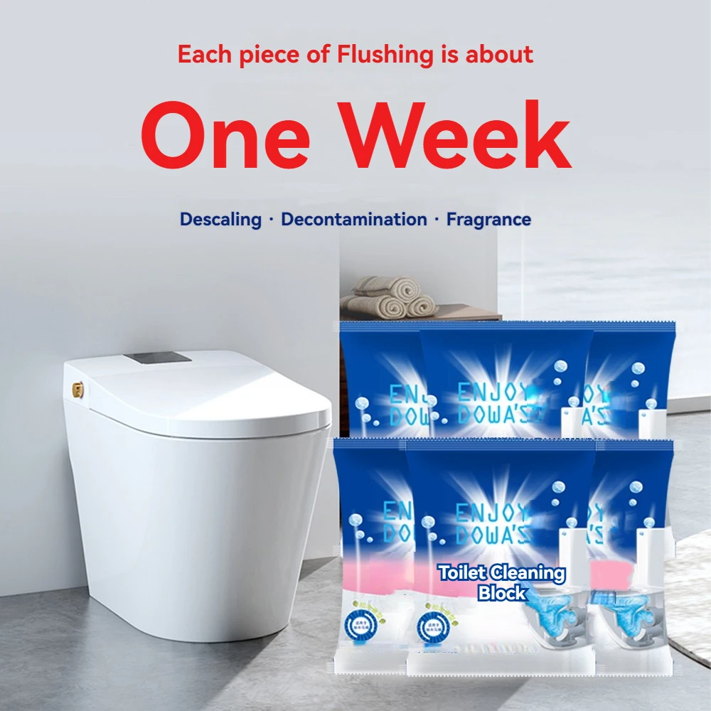 Toilet Bowl Cleaner Tablets Automatic Toilet Tank Cleaners for Deodorizing & Descaling Long-Lasting Against Tough 3/6/12 pcs toilet cleaner tablets