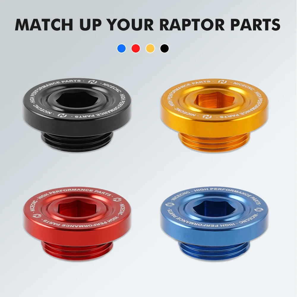 ATV Oil Filler Drain Plug Cap Cover For YAMAHA Raptor 700 Raptor 700R RAIDER YZF R1 Wolverine X4 TMAX Aluminum Accessory atv accessories rubber cover dust protection cover gearcase drain plug
