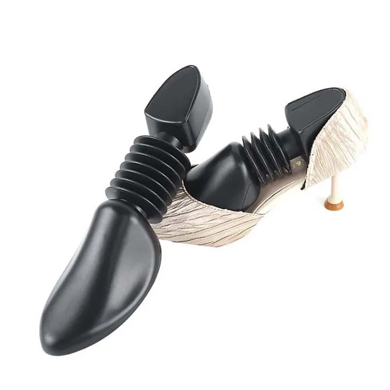 Practical Plastic Adjustable Length Men Shoe Boot Holder Organizers Plastic Tree 5