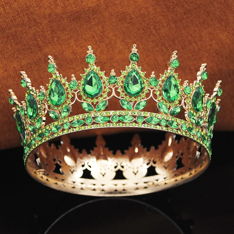 Hair Accessory Queen King Tiaras and Crowns for Birthday Party Cake Topper Bridal Wedding Girls