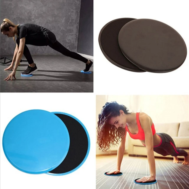 Discos deslizantes de 2 piezas para entrenamiento muscular, placa deslizante  para ejercicio, núcleo Abdominal, equipo de Fitness para Yoga - AliExpress