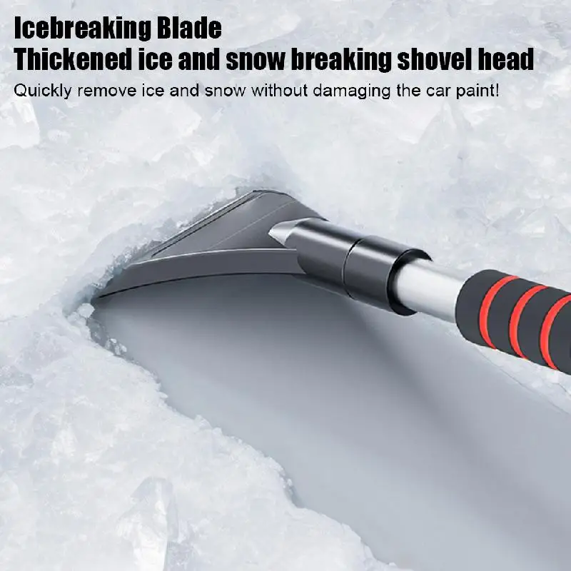 Car Windshield Wiper Snow Removal Brush Removable Snow Shovel Extended EVA Cleaning Tool Broom Cleaning Accessories