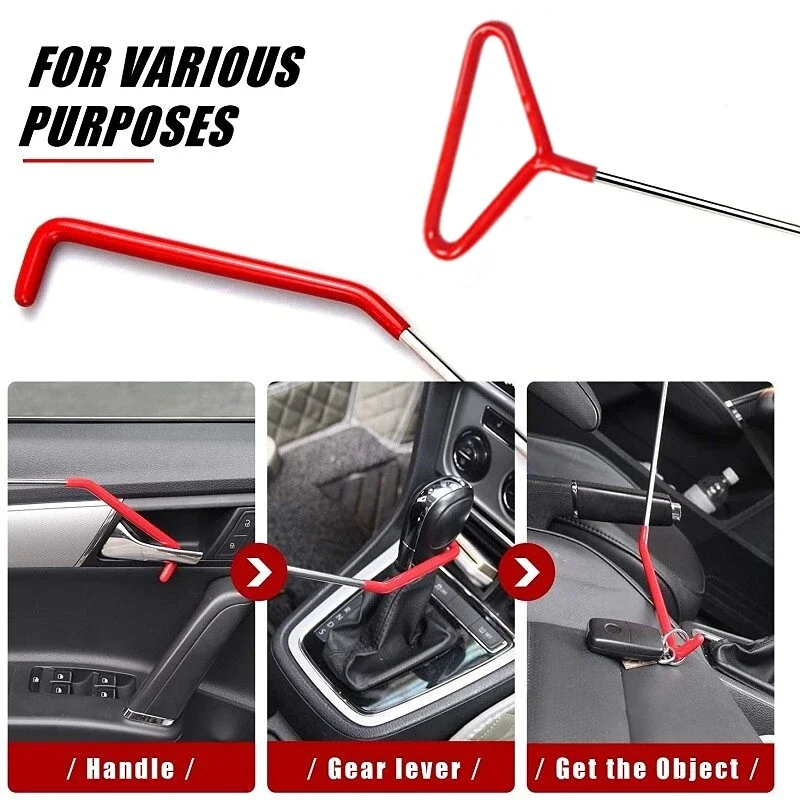 Car Wedge Pump Repair Kit Almofada de ar, Emergência Open Unlock Tool, Long Reach Grabber Tools, Novo