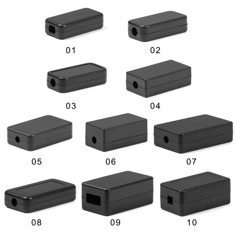 Electronic Enclosure Case Electrical Box Waterproof ABS Plastic Project Box Storage Shell Housing Instrument Case Enclosure Control Boxes Electronic Supplies