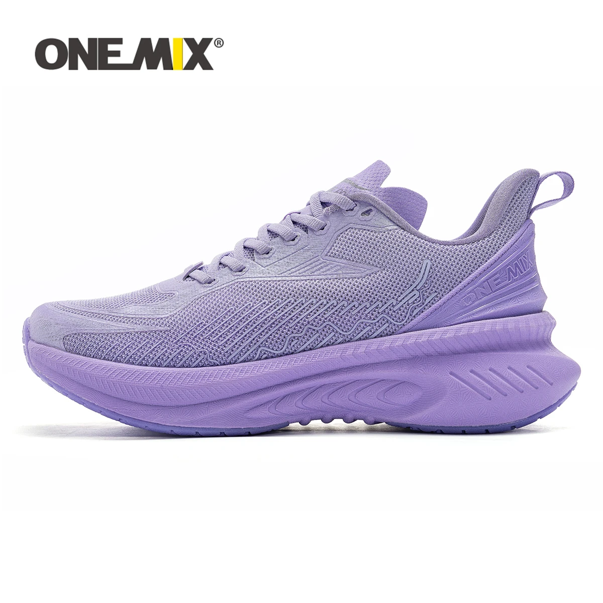 

Onemix New Original Men Running Sports Shoes Shock Absorption Soft Lightweight Breathable Mesh Non-slip Cushioning Sneakers