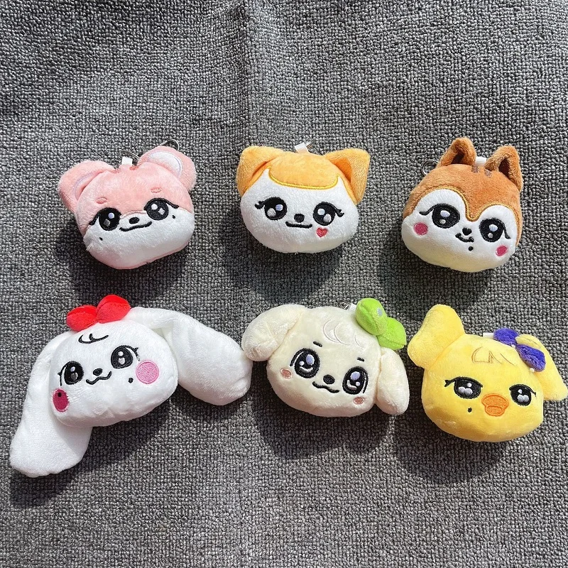 Ive Minive Plush Ive CHERRY LIZ GANGANJI DAL-E Rei NAORI Doll Keychain Minive Kpop Push Toy Pendant Key Chain Ring CHEEZ ERANG-E 6