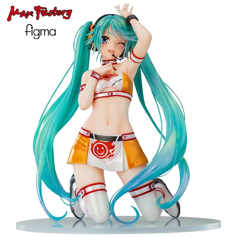 

Genuine Original MaxFactory Figma Hatsune Miku Anime Figure GT Project Future of Motorsports PVC Model Collection Toys Gifts