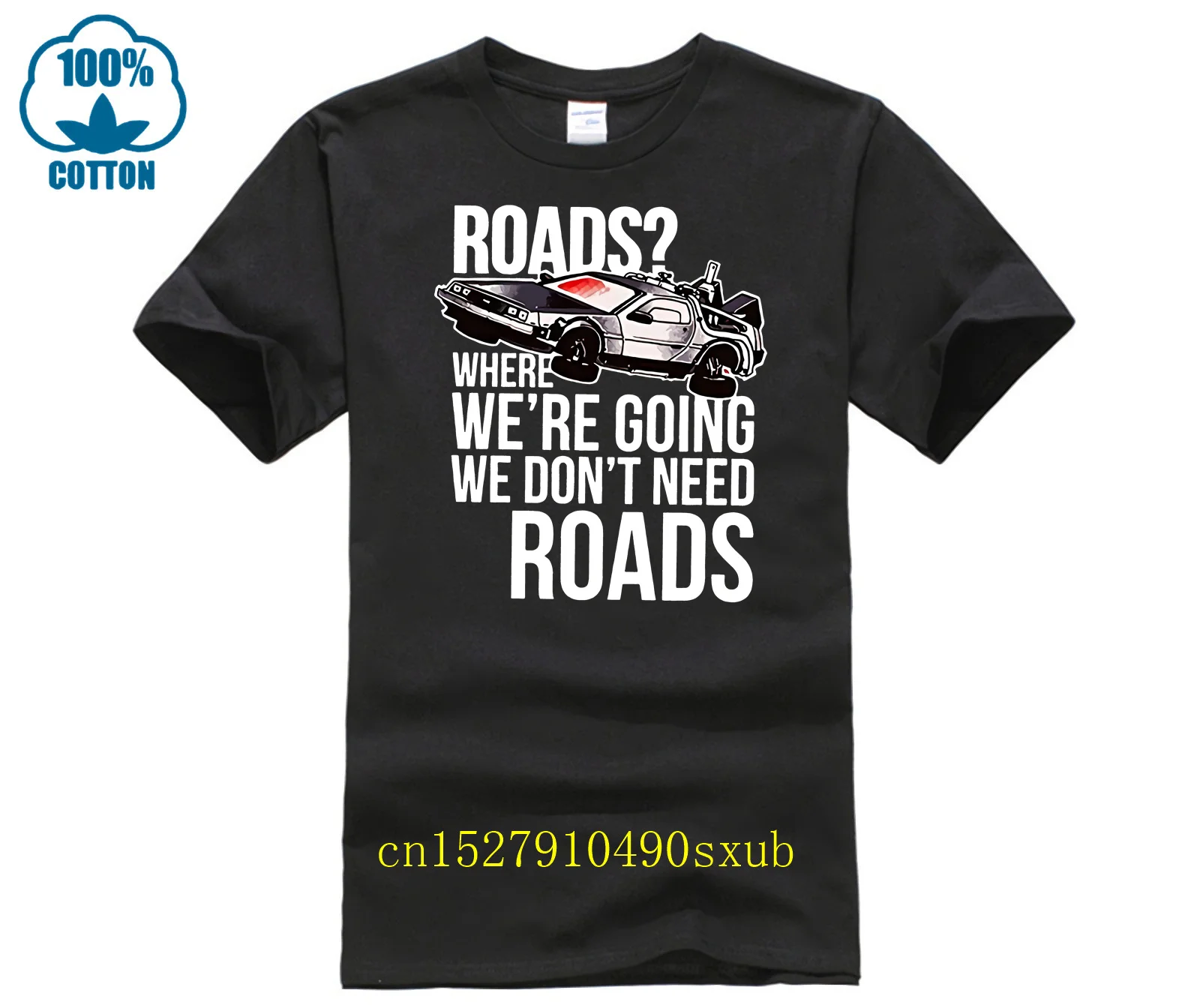 Mush T Shirt Delorean Strade Ritorno Al Futuro Film By Dress Your Style