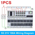 1PCS 5S 21V 100A