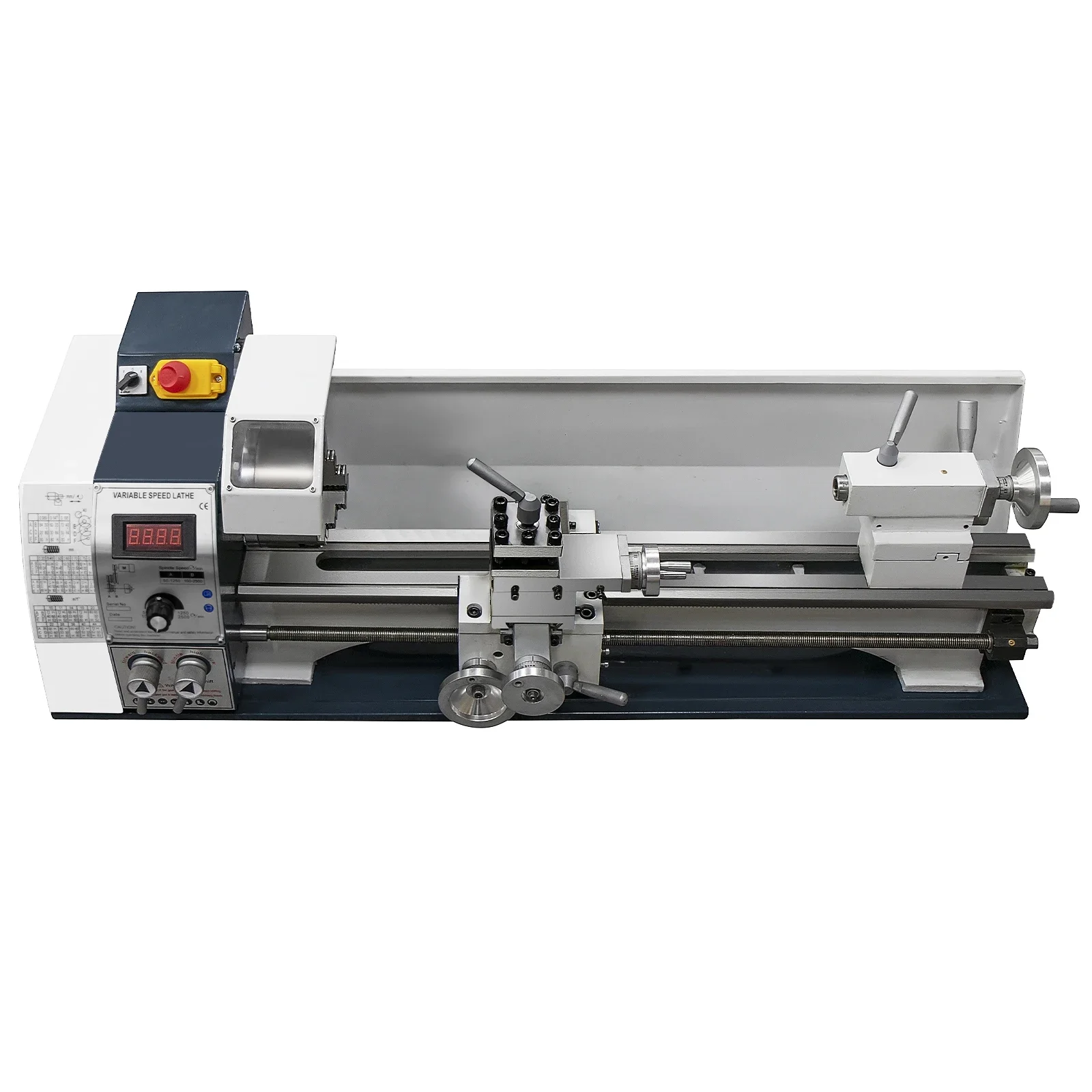 SIHAO Metalldrehmaschine Mini-Drehmaschine Bürstenlos/Bürstengebunden Variable Geschwindigkeit 750W-1500W Für DIY-Metalldreharbeiten und Metrische Gewindeherstellung – Detail 7
