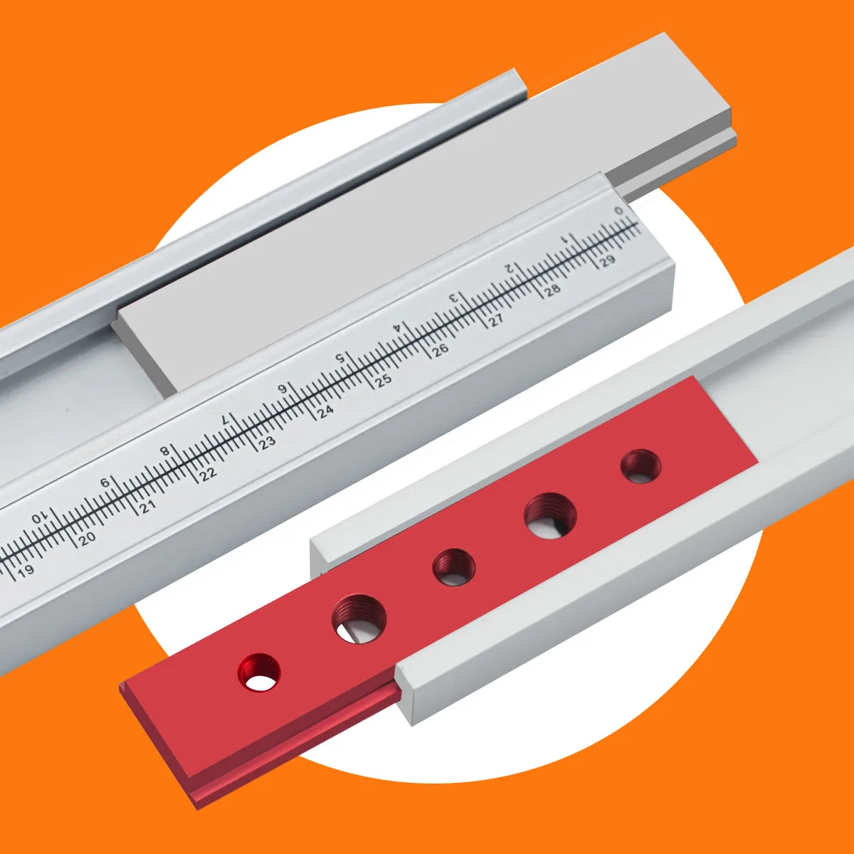 Zebery T-track, universele 300-1220mm T-sleuf T-Track verstekspoor Jig Armatuur Slot 30 x 12.8mm voor Tafelzaag Router Tafel Houtbewerking Tool