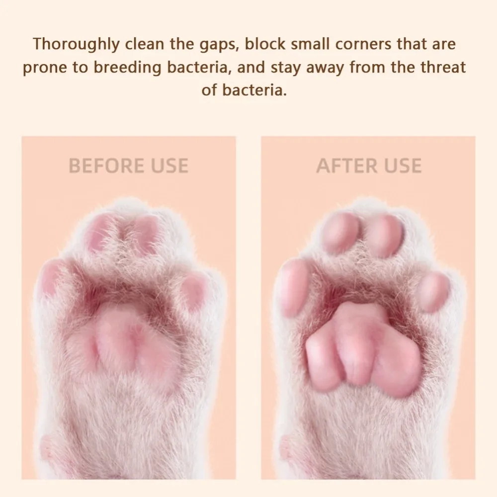 Portable Dog Paw Trimmer with LED Light Rechargeable Cordless Nail Grinder Shaver for Cats And Other Pets Nail Grooming Tools