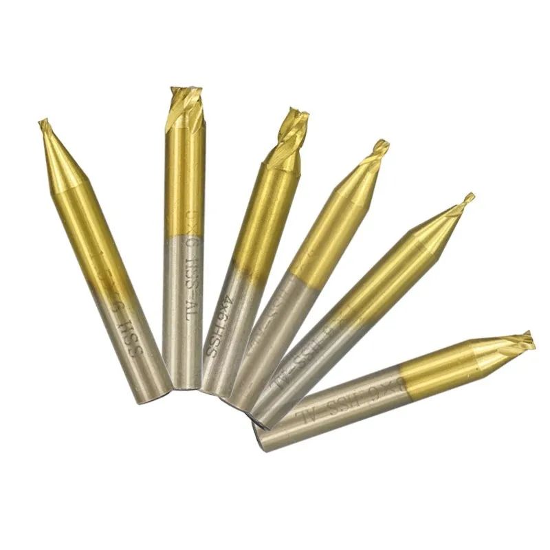 Locksmith Tools Locksmith Extractor Tools Lock Repair Tool Lock Pick Set Lock Pick Tools End Milling Cutter Milling Cutter 1pc 6mm Shank Ti-Coated HSS Vertical Key Machine Cutters Door Car Key Cutter Machine Part Maker