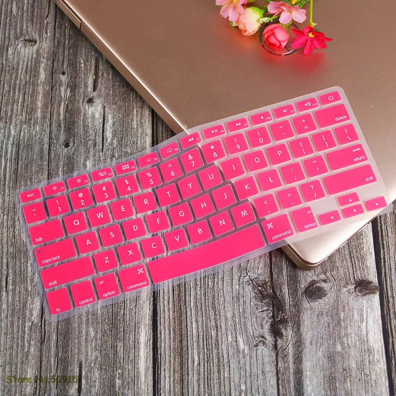 Premium Keyboard Cover for MacBook Pro and Air - US English Layout