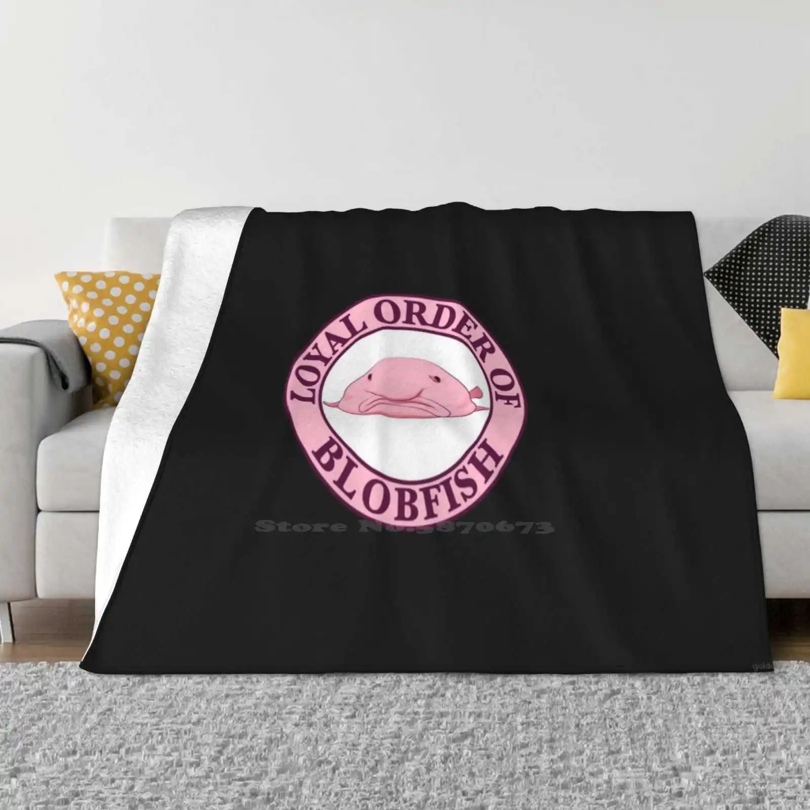 

ЛОЯЛЬНЫЙ заказ Blobfish, креативный дизайн, удобное теплое фланелевое одеяло, умное смешное саркастическое одеяло, шутка