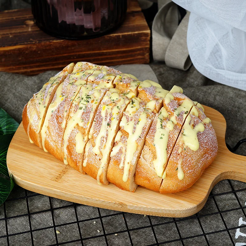 人工パン フェイクスライスパン : 偽トースト パン スライス シミュレーション 食品モデル ベーカリー ディスプレイ 写真小道具 ホーム キッチン パーティー 装 6個リアルな 人工パン模型 吐司トーストスライス フェイク