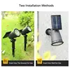 9 LED Solar Spot Lights Outdoor RGB Solar Landscape Lights IP65 Waterproof Brightness Adjustable for Garden Yard Palm Trees 4
