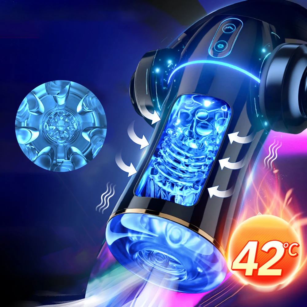 Automatic Sucking Masturbator Cup For Men Oral Pleasure Experience_voghion.com