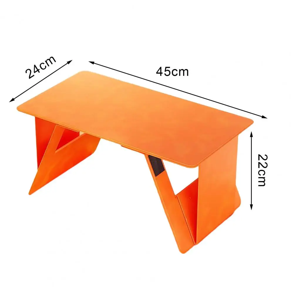Easy to Store Laptop Stand Adjustable Foldable Computer Desk for Home Office Bedroom Desktop