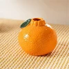 Modern Decorative Vases Centerpieces Tangerine Shaped Ceramic Vases Minimal Art Flower Vases for Living Room Home Decors 3