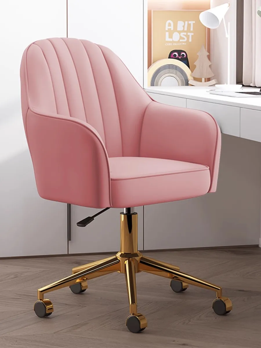 Luxury Home Computer Chair, Anchor Internet Celebrity Chair, Bedroom Pulley Chair, Comfortable And Long-Lasting Office Chair