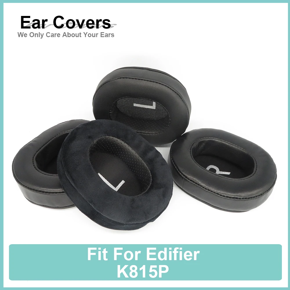 

Earpads For Edifier K815P Headphone Earcushions Protein Velour Sheepskin Pads Foam Ear Pads Black Comfortable