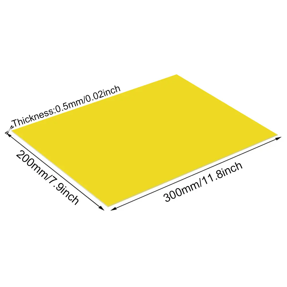 Yellow Epoxy Fiber Board EVA Insulation For 3.2V 280Ah 320Ah 310Ah 200Ah 90Ah Lifepo4 Battery Pack DIY Electoric Kit 3Pcs