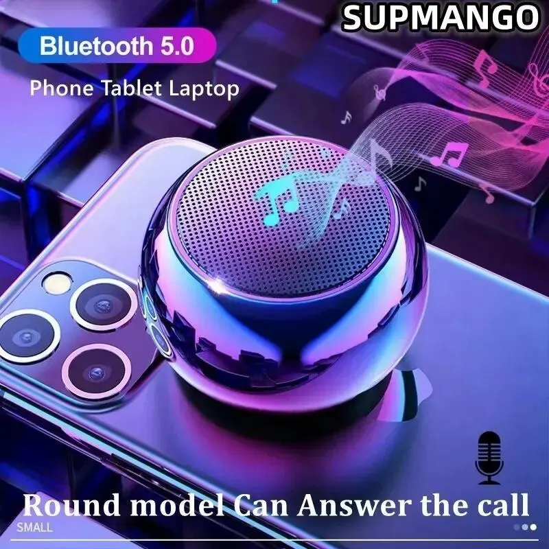 Mini Altoparlante Portatile RIGWIG METAL SOUND – Bluetooth, Waterproof, 5W – Colore Rosso