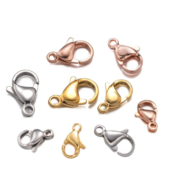 Fermoirs de Griffe avec Embout de Cordon - Pince de Homard - Argent - 20 Pcs - Beaux Fermoirs de Griffe avec Embout de Cordon - Pince de Homard - Argent - 20 Pcs - Beaux