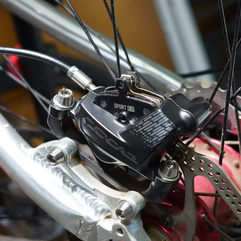 4쌍, SRAM Motive CODE R(2011현재)용 자전거 브레이크 패드 DB 4피스톤 캘리퍼, 스포츠 엑스 레진