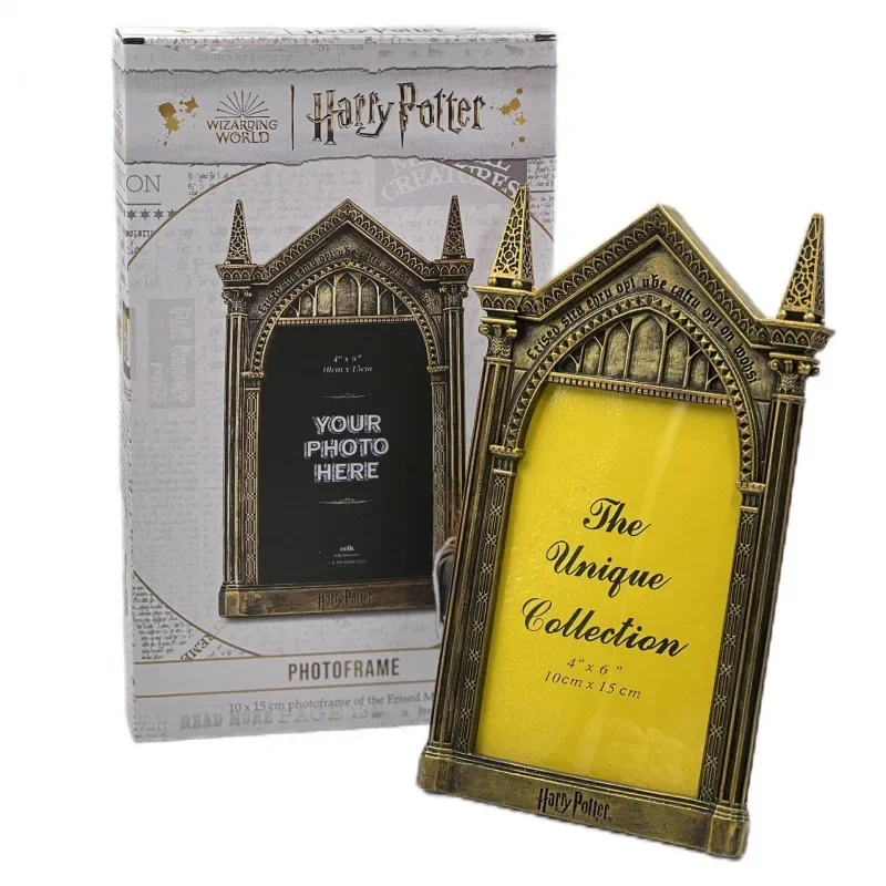 Harryy Potter Movie Wizarding World 10Cm Retro Photo Frame Lo Specchio Di Erised Picture Frame Magic Mirror Decorations Toys