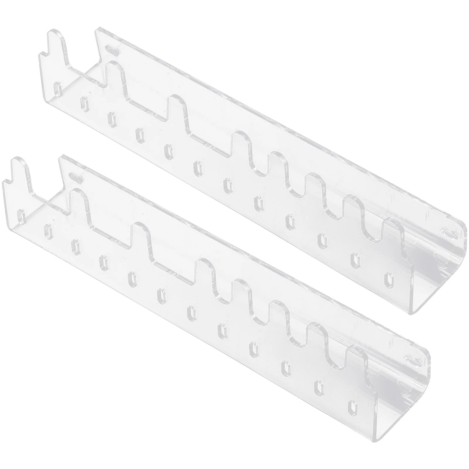 

2pcs Acrylic Jewelry Organizer Wall Mount Hanging Jewelry Organizer Earring Organizer Necklace Holder