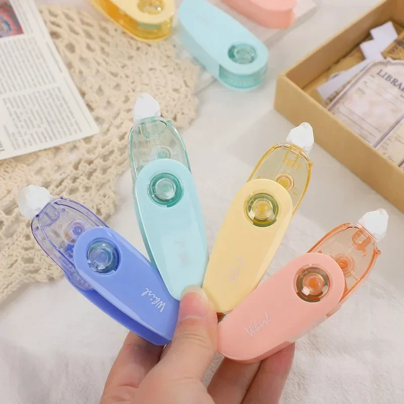 카와이 휴대용 마카롱 접착제 디자인, 창의적인 DIY 학생 문구, 회전 분배, 다이내믹 고밀도 도트 접착제, 5mm * 3m