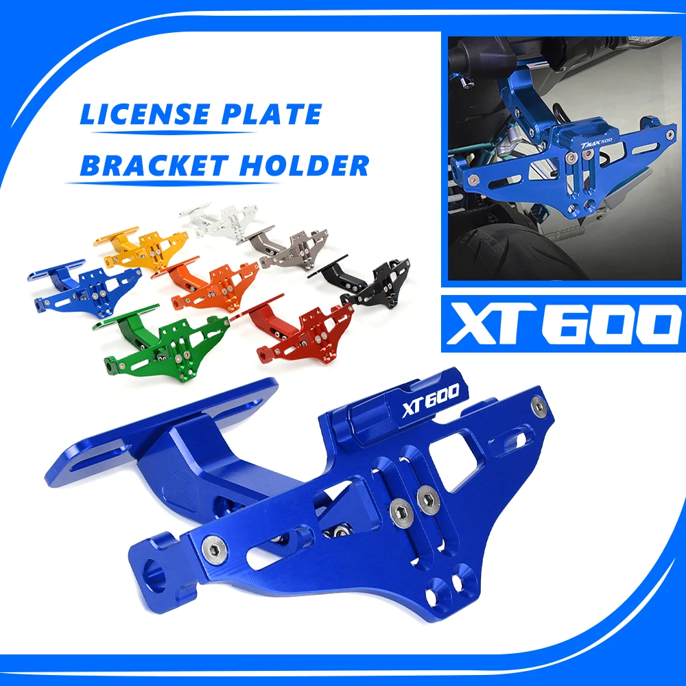 

New For Yamaha XT600 XT 600 1984 1985 1986-2023 Rear License Plate Holder Licence Bracket with Light Tail Tidy Fender Eliminator