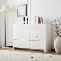 KOMHTOM chest of drawers with 6 drawers White