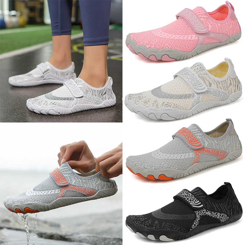 Unisex Outdoor Aqua Shoes Couples Vacation Seaside Barefoot Swim Shoes Beach Volleyball Indoor Fitness Yoga 35-46#