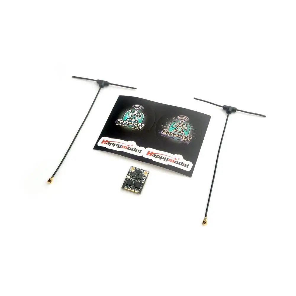 HappyModel ExpressLRS ELRS 2.4G RX SX1280 Nano Long Range Receiver PP EP1 EP2 RX EP1 TCXO/EP2 TCXO 10X10mm for RC Airplane 37