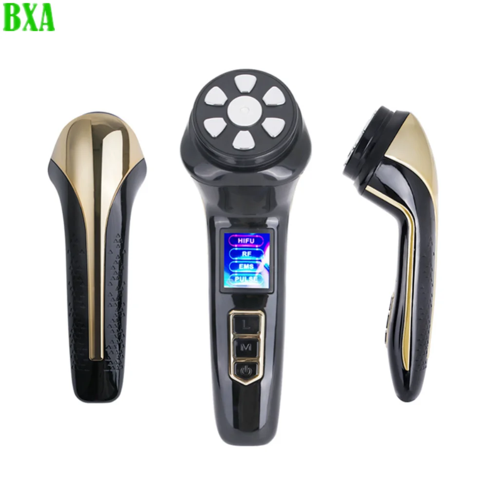 

Skin Rejuvenation Moisturizing Wrinkle Removal Beauty Therapy Equipment 4IN1 HIFU Facial RF Ultrasonic Knife EMS Microcurrent