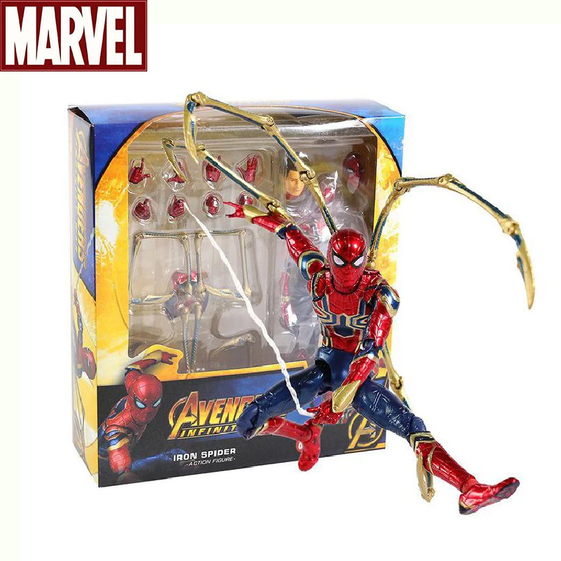 Mafex 103 Marvel Spider-Man BJD Spiderman HomeComing Tom Holland figura  modelo juguetes para niños 15cm Fivean unisex