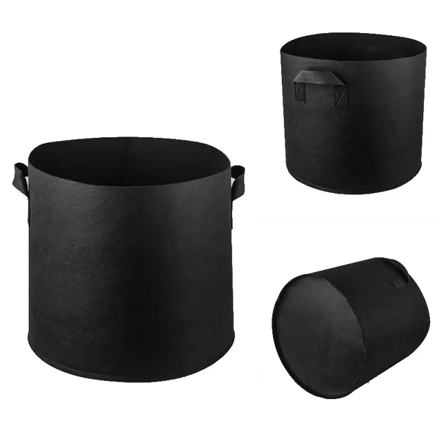 3 Gallonos Burgonya Termesztés Táska Megvastagodott, Nem Szőtt Anyagi Növényi Edények Kerti Zöldség Újrafelhasználható Szövet Termeszt Edényeket - Image 2
