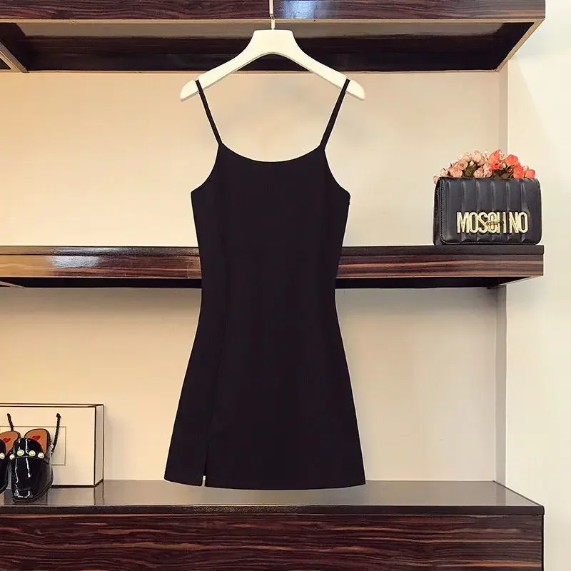Suit Fashion Suit Women 2024 Summer New Strap Top + Thin Suspender Skirt Suit