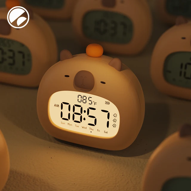 Capybara Kids LED Alarm Clock 2